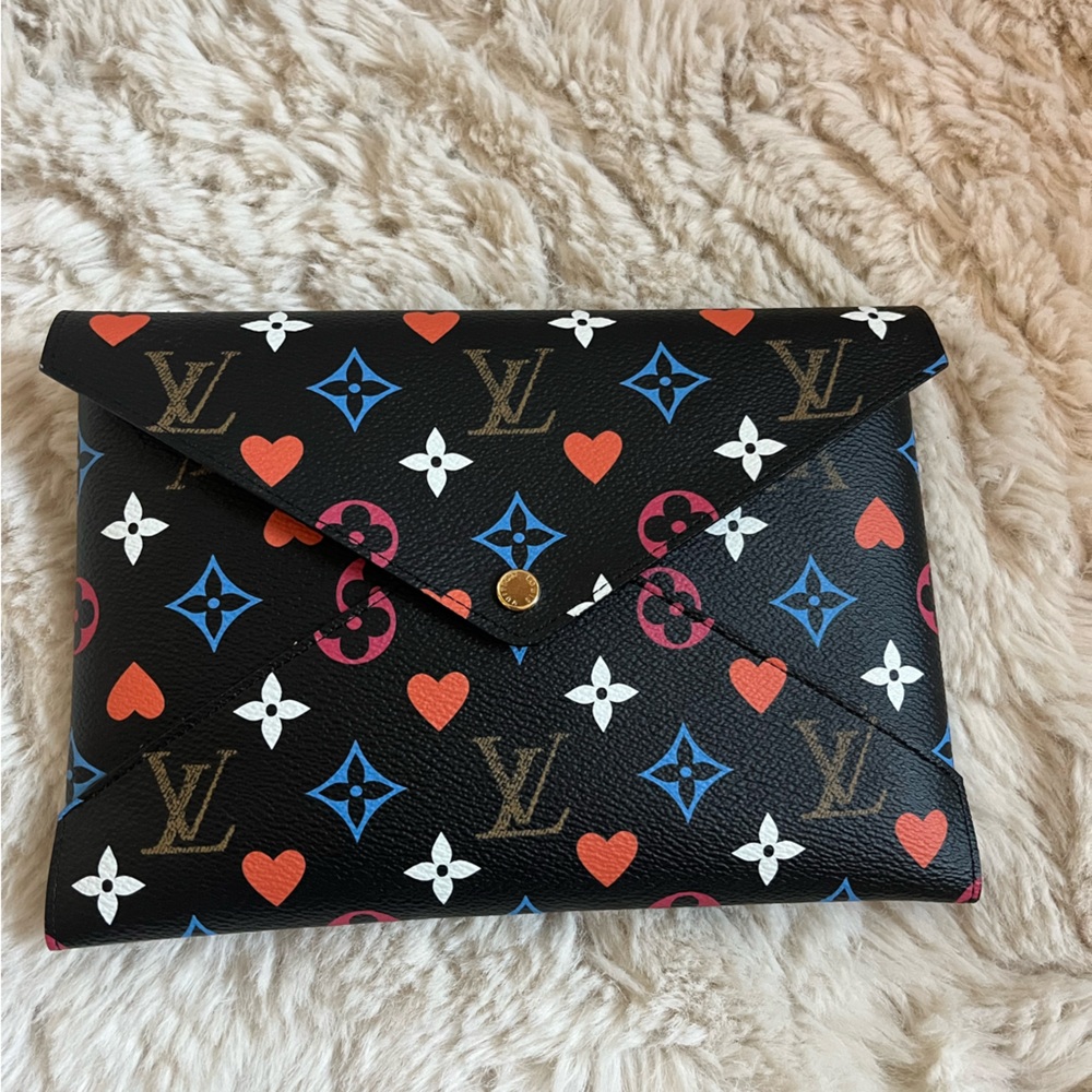 Louis Vuitton Game On Multicolor Monogram Envelope Clutch Kirigami Large